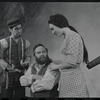 David Garfield, Luther Adler and Felice Camargo in the stage production Fiddler on the Roof