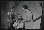 David Garfield, Luther Adler and Felice Camargo in the stage production Fiddler on the Roof