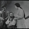 David Garfield, Luther Adler and Felice Camargo in the stage production Fiddler on the Roof