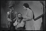 David Garfield, Luther Adler and Felice Camargo in the stage production Fiddler on the Roof