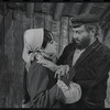 Royce Lenelle and Luther Adler in the stage production Fiddler on the Roof