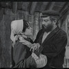 Royce Lenelle and Luther Adler in the stage production Fiddler on the Roof