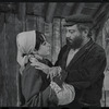 Royce Lenelle and Luther Adler in the stage production Fiddler on the Roof