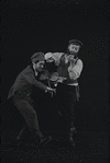 Al De Sio and Luther Adler in the touring stage production Fiddler on the Roof
