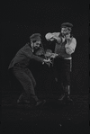 Al De Sio and Luther Adler in the touring stage production Fiddler on the Roof