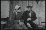 Royce Lenelle and Luther Adler in the touring stage production Fiddler on the Roof