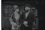Kelly Wood and Luther Adler in the touring stage production Fiddler on the Roof