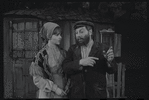 Kelly Wood and Luther Adler in the touring stage production Fiddler on the Roof