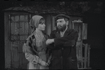 Kelly Wood and Luther Adler in the touring stage production Fiddler on the Roof