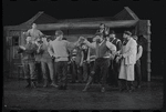 Luther Adler and ensemble in the touring stage production Fiddler on the Roof