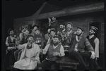 Luther Adler and ensemble in the touring stage production Fiddler on the Roof