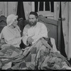 Dolores Wilson and Luther Adler in the touring stage production Fiddler on the Roof