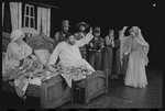 Dolores Wilson, Luther Adler and ensemble in the touring stage production Fiddler on the Roof