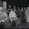 Dolores Wilson, Luther Adler and ensemble in the touring stage production Fiddler on the Roof