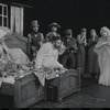 Dolores Wilson, Luther Adler and ensemble in the touring stage production Fiddler on the Roof