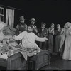 Dolores Wilson, Luther Adler and ensemble in the touring stage production Fiddler on the Roof