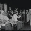 Dolores Wilson, Luther Adler and ensemble in the touring stage production Fiddler on the Roof