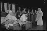 Dolores Wilson, Luther Adler and ensemble in the touring stage production Fiddler on the Roof