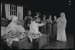 Dolores Wilson, Luther Adler and ensemble in the touring stage production Fiddler on the Roof