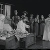 Dolores Wilson, Luther Adler and ensemble in the touring stage production Fiddler on the Roof