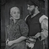 Dolores Wilson and Luther Adler in the touring stage production Fiddler on the Roof