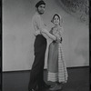 Joe Masiell and Royce Lenelle in the touring stage production Fiddler on the Roof