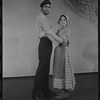 Joe Masiell and Royce Lenelle in the touring stage production Fiddler on the Roof