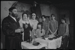 Luther Adler, Dolores Wilson and ensemble in the touring stage production Fiddler on the Roof