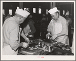 Putting salmon into cans. Columbia River Packing Association, Astoria, Oregon