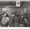 Line up at general delivery window in the post office at Hermiston, Oregon. This post office served about eight hundred people a year ago, now it has more than five thousand general delivery patrons