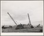 One of the igloos at the Umatilla ordnance depot under construction. Hermiston, Oregon