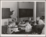 School in basement of church. Hermiston, Oregon