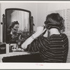 Room in FSA (Farm Security Administration) dormitories occupied by women who work at the Navy shipyards. Bremerton, Washington