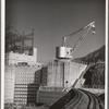 Gates to navigation locks, Bonneville Dam, Oregon. This is a lift lock, seventy-five feet wide and five hundred feet long. This is the highest single lift lock in the world, being fifty-nine feet high