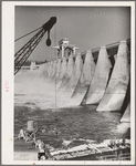 New hydroelectric units are being constructed at Bonneville Dam, Oregon