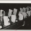 Molds and cheese cloth at the Tillamook Cheese Plant, Tillamook, Oregon