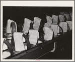 Molds and cheese cloth at the Tillamook Cheese Plant, Tillamook, Oregon