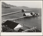 Waterfront of Bay City, Oregon, a fishing town