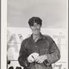 Contestant in cornhusking contest. Ontario, Oregon