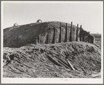 Potato cellar on farm on Black Canyon Project, Canyon County, Idaho