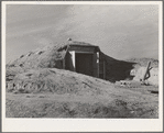 Cellar used for potatoes, canned goods, etc. on Black Canyon Project farm. Canyon County, Idaho