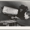 Weighing up husked corn at contest, Ontario, Oregon