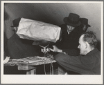 Weighing up husked corn at contest, Ontario, Oregon