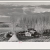 Canyon County, Idaho. A farmstead on the Black Canyon reclamation project administered by the United States Department of the Interior, Bureau of Reclamation