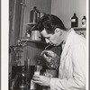 Salinas, California. Intercontinental Rubber Producers. Harry Baucher, head chemist, works in the company laboratory on deresinating tests. With deresinating equipment now under construction at the Salinas farm, rubber from guayule will be suitable for