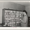 Vallejo, California. Mail racks at the office of the FSA (Farm Security Administration) dormitories for defense workers