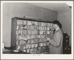 Vallejo, California. Mail racks at the office of the FSA (Farm Security Administration) dormitories for defense workers