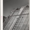 Looking up face of Shasta Dam, under construction. Shasta County, California