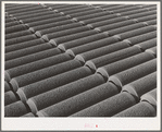 Porous tile to be used for drainage at Shasta Dam. Shasta County, California