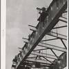 Pit River Bridge under construction. Shasta County, California